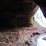 Вид из пещеры.